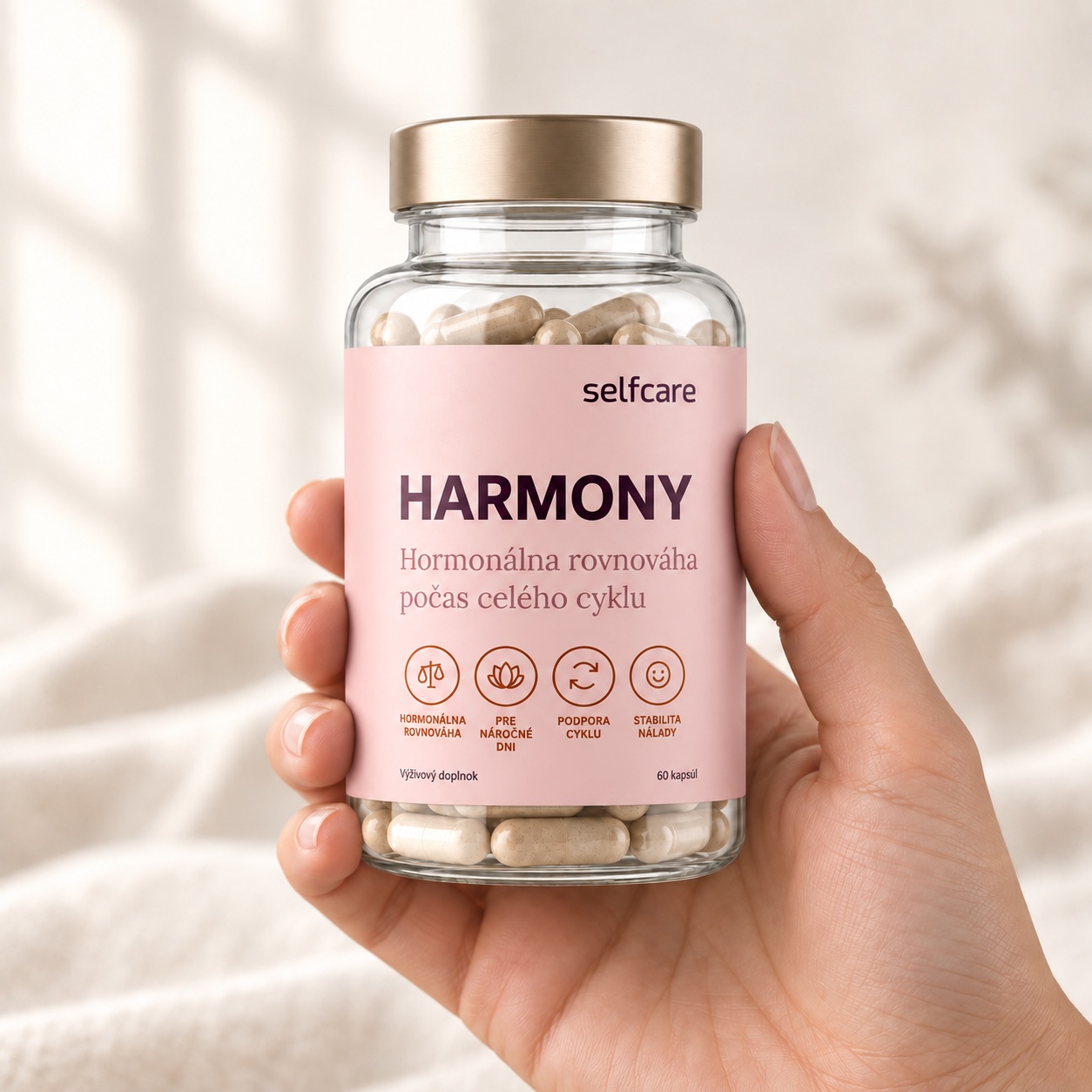 Balenie HARMONY v ruke